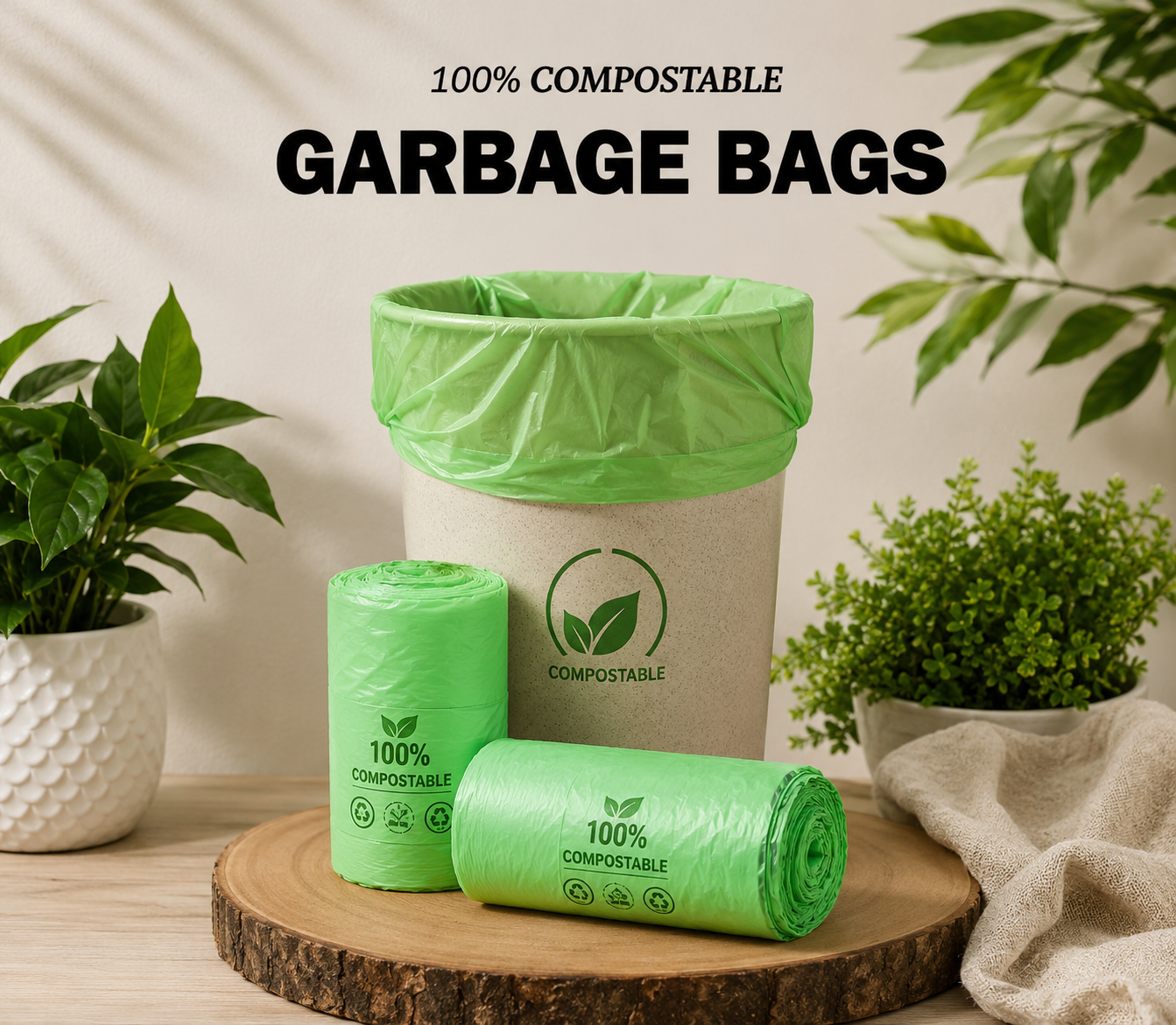 Compostable Garbage Bags