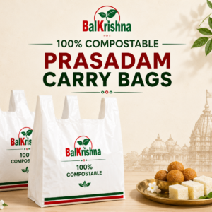 Compostable Prasadam Carry Bags